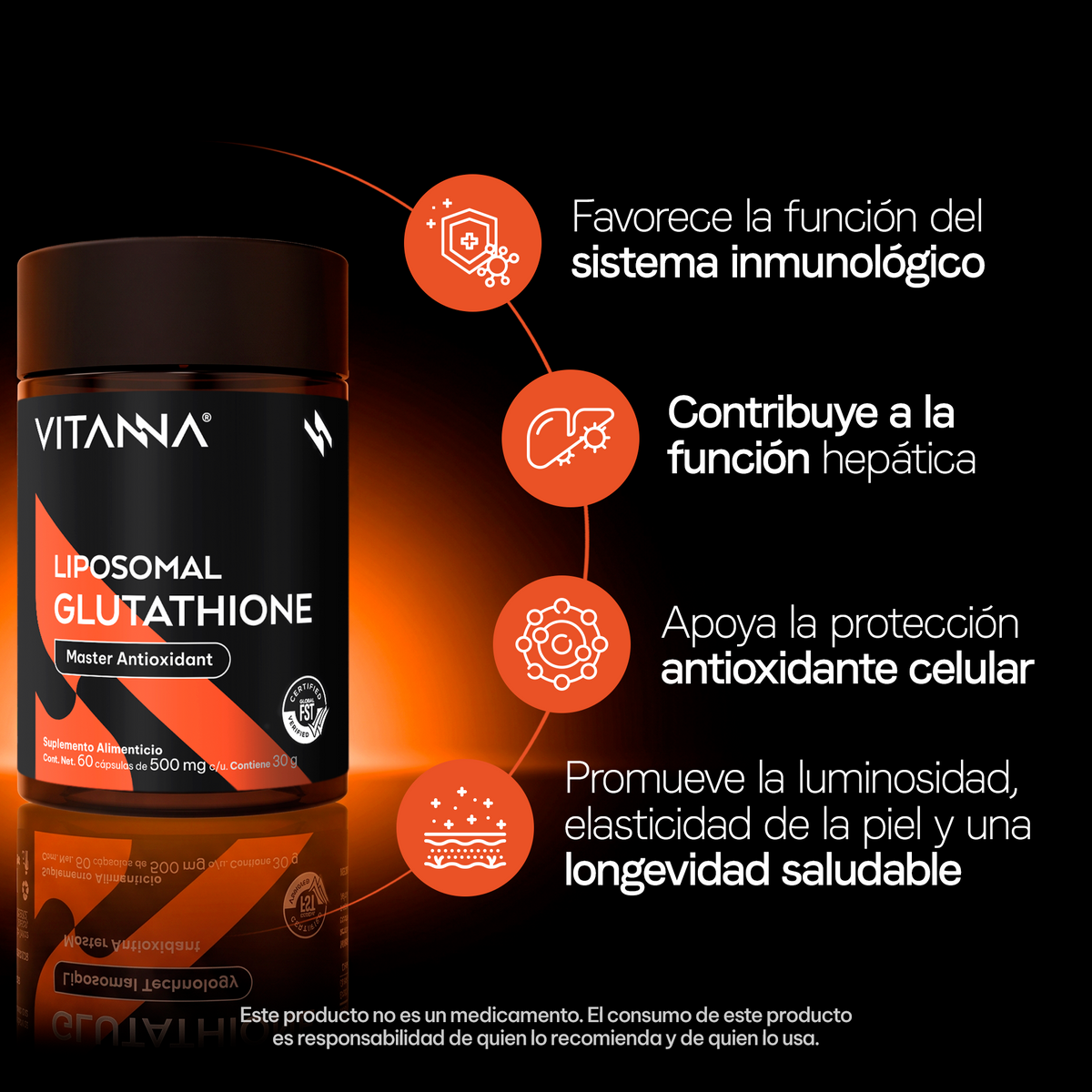 Beneficios de glutatión liposomal