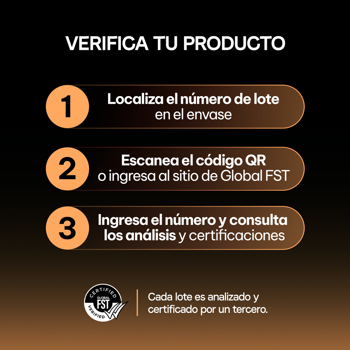 Certificaciones de calidad de vitamina C liposomal Galax-C™ 300 mg