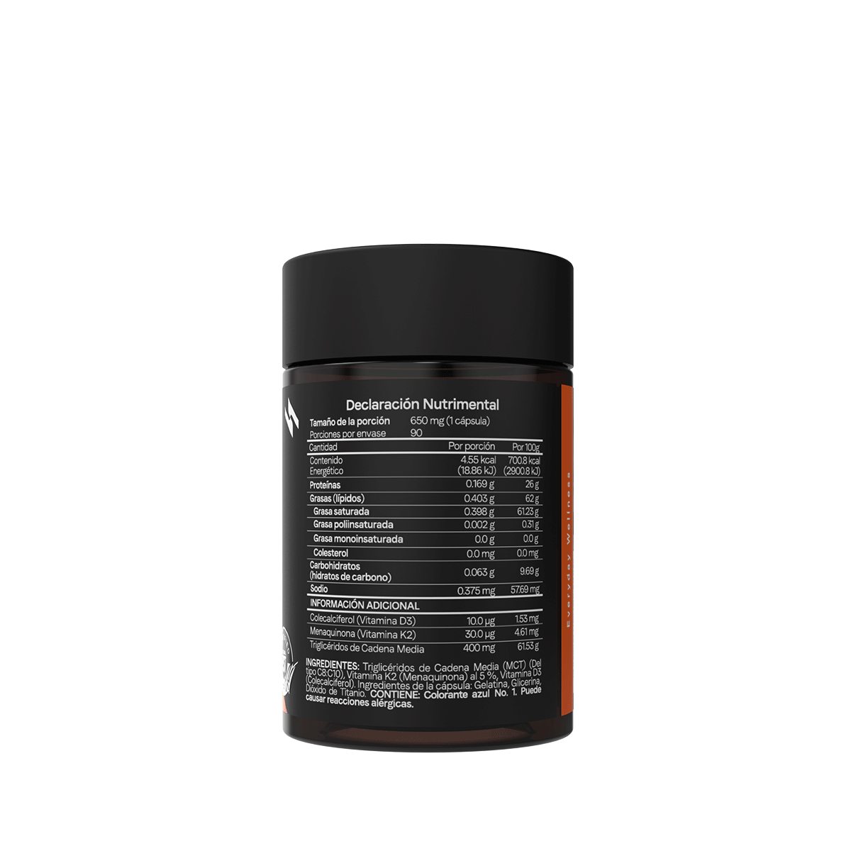 Vitamina D3 más K2 con MCT Oil
