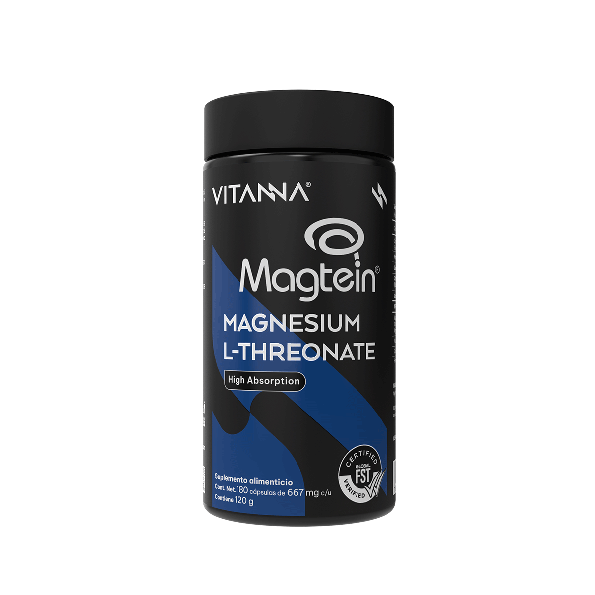 Magnesio L-Treonato Magtein® | Magnesio de Alta Absorción | Apoyo Cognitivo y Bienestar Mental