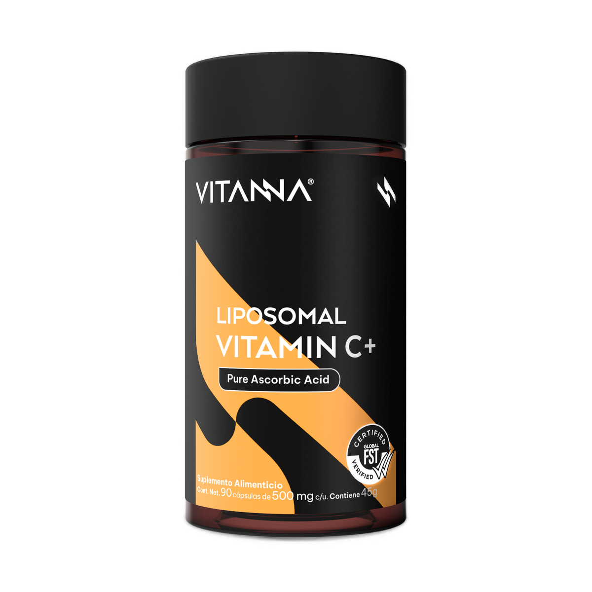 Vitamina C liposomal Galax-C™ 300 mg Vitanna, frente del envase