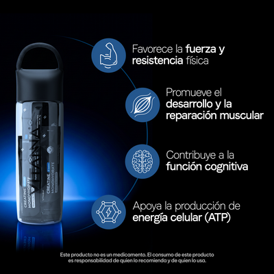 Creatina Monohidratada Creavant® en Polvo Sin Sabor | Alta Pureza | Certificado FST Sport | 20 Sticks + Botella