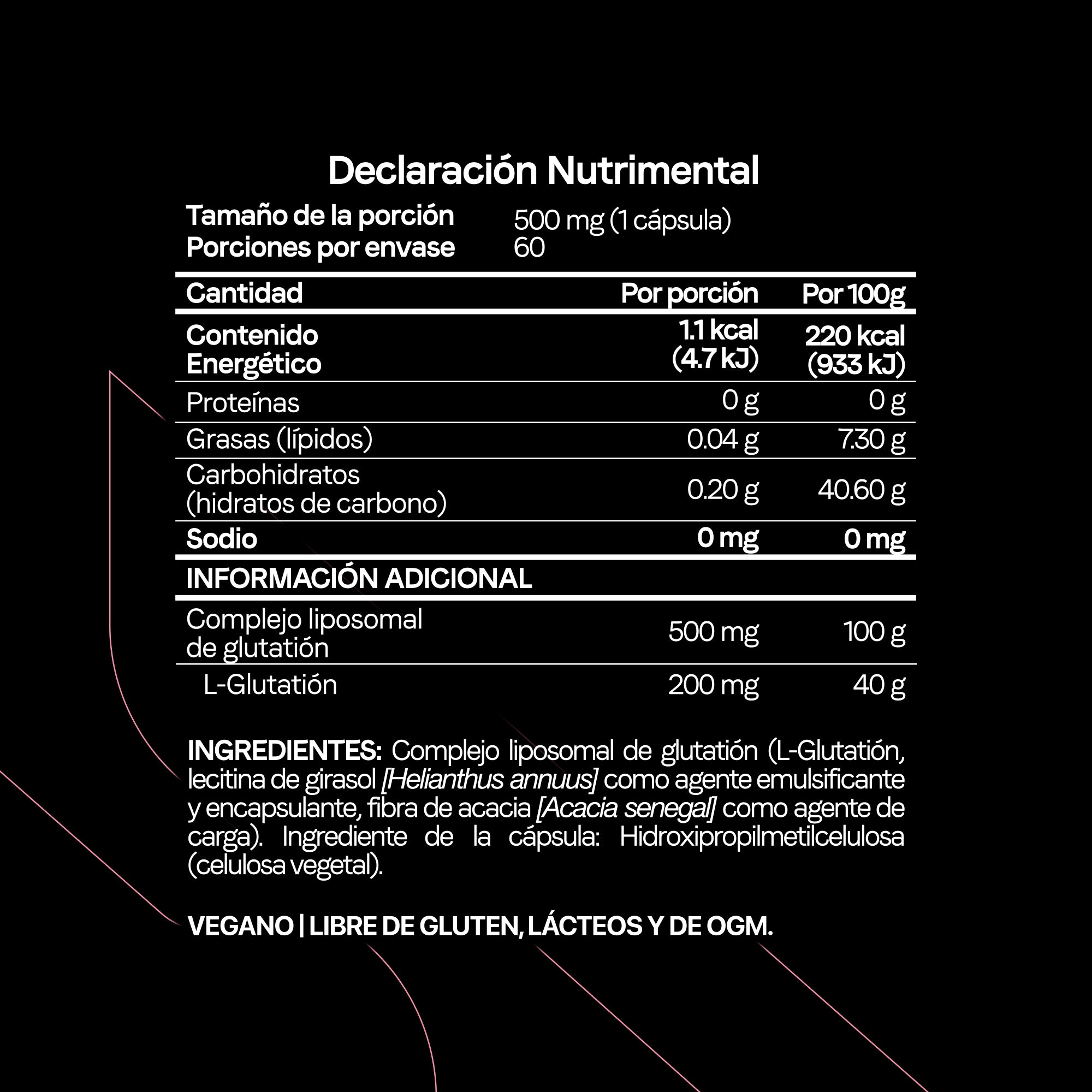 L-Glutatión Reducido Liposomal