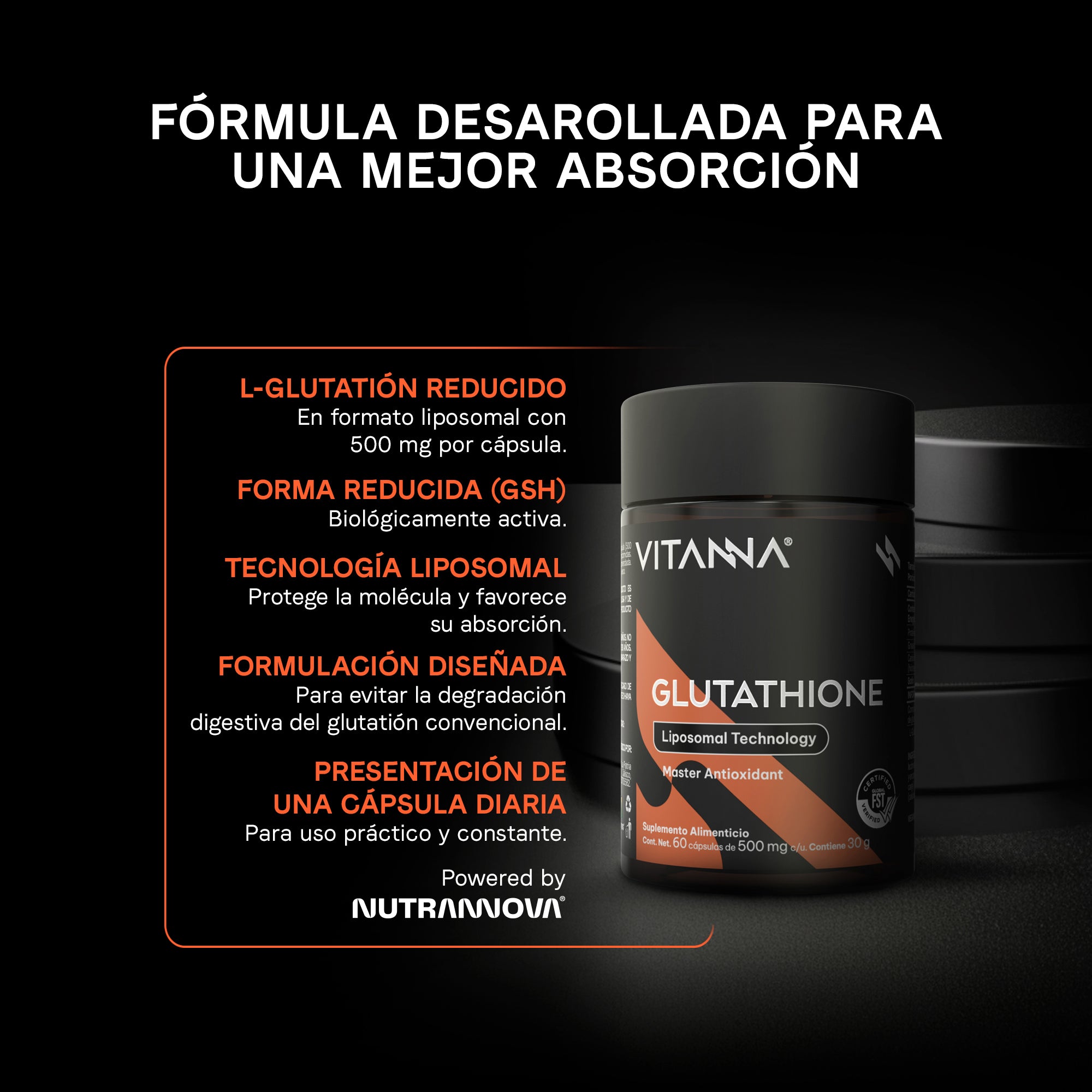 L-Glutatión Reducido Liposomal