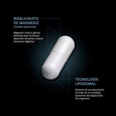 Bisglicinato de Magnesio 500 mg | Fórmula con Tecnología Liposomal