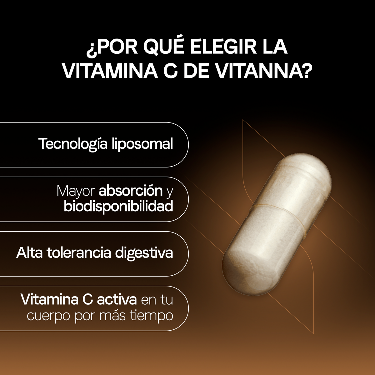 Diferenciadores de vitamina C liposomal Galax-C™ 300 mg