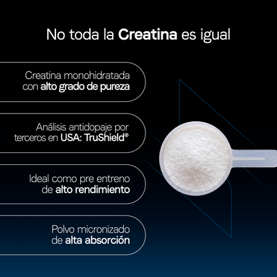 Creatina Monohidratada Creavant® en Polvo Sin Sabor | Alta Pureza | Certificado FST Sport | Apoyo Muscular y Rendimiento Deportivo