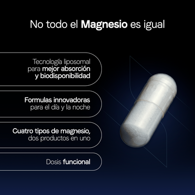 AM/PM Magnesium Complex Magnesio Malato Citrato Bisglicinato y Marino Simag con L-Teanina Día y Noche Verificado FST 240 Cápsulas 2 Meses