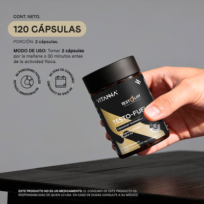 TestoFuel Con Shilajit, Tongkat Ali Y Zinc Liposomal