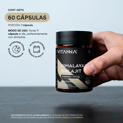 Himalayan Shilajit Liposomal con Ácido Fúlvico y Minerales Iónicos