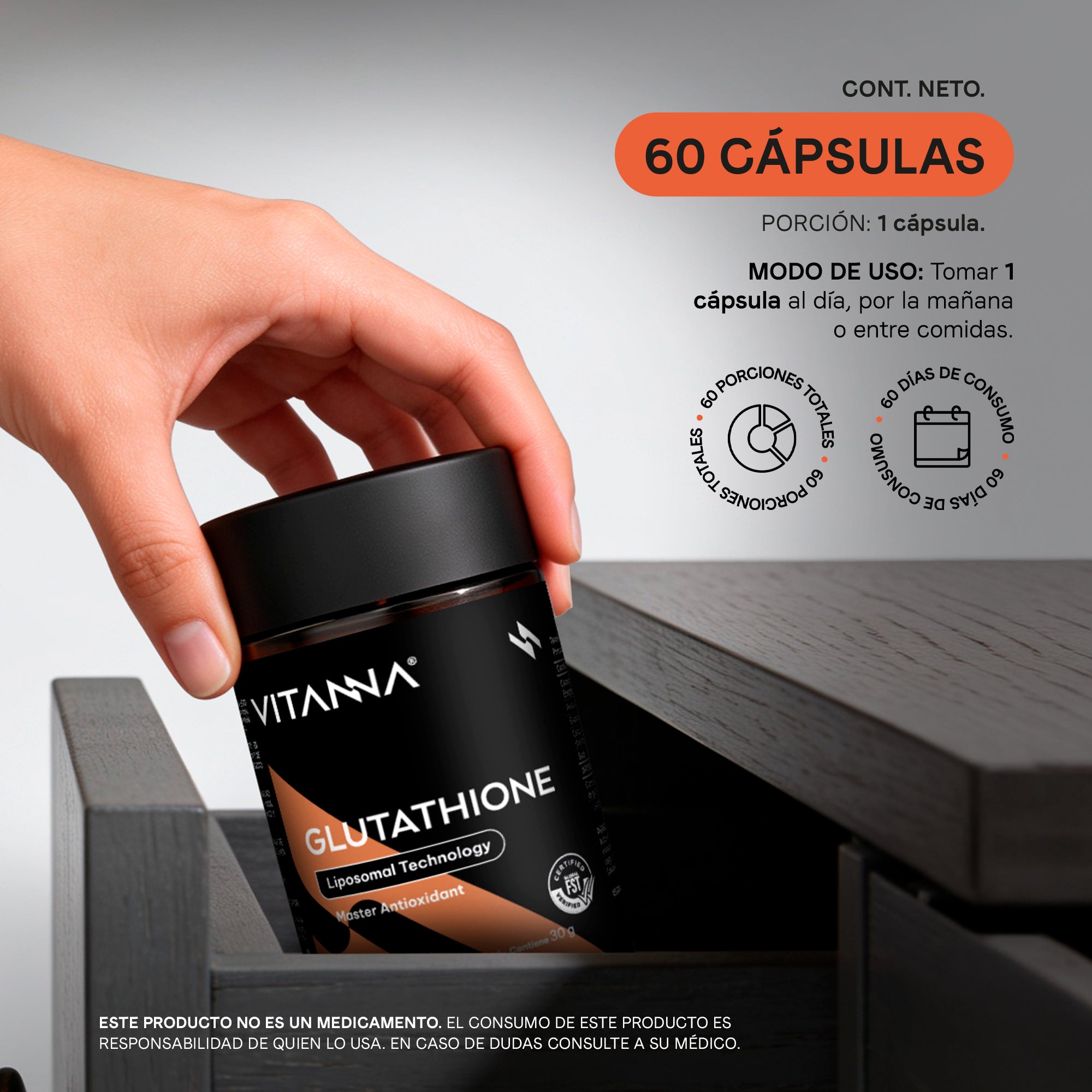 L-Glutatión Reducido Liposomal