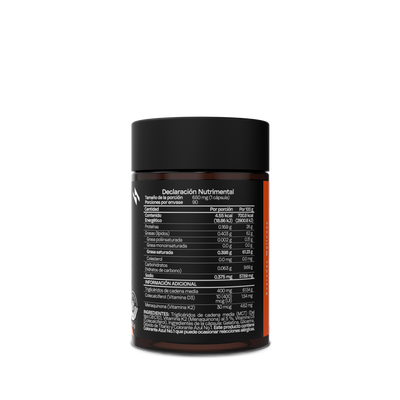 Vitamina D3 400 UI + K2 MK-7 30 mcg con Aceite MCT | 90 Softgels | 3 Meses