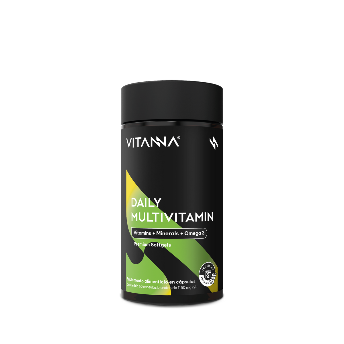 Multivitamínico Premium con Omega 3 | Quercetina y Adenosina |  60 Softgels | 2 Meses