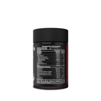 Aceite de Krill Antártico Superba2® 1600 mg | Omega 3 con Fosfolípidos y Astaxantina | 60 Softgels | 1 Mes