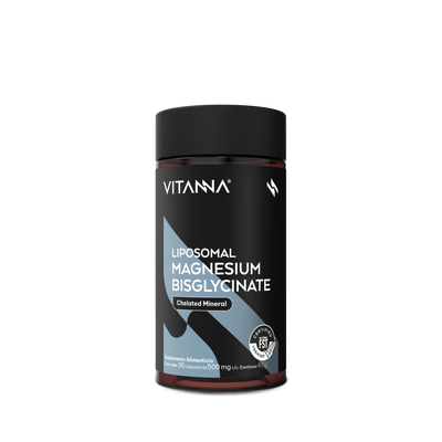 Bisglicinato de Magnesio Liposomal 500 mg | Alta Absorción | Certificado FST | Descanso y Relajación | Mineral Quelado | 90 Cápsulas | 3 Meses