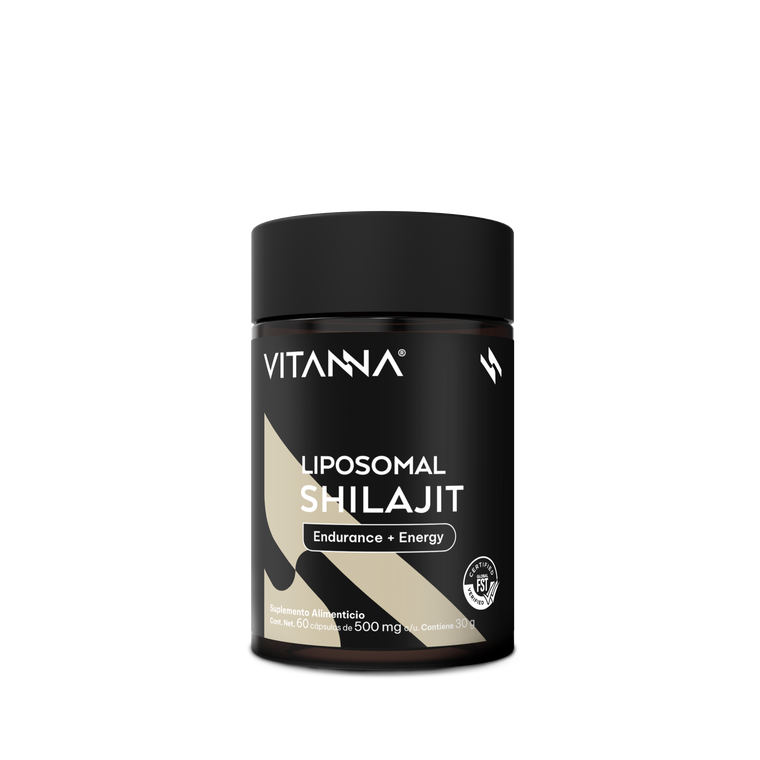 Shilajit Liposomal 500 mg | Ácido Fúlvico y Minerales Iónicos | Certificado FST | Adaptógeno Himalayo | 60 Cápsulas | 2 Meses
