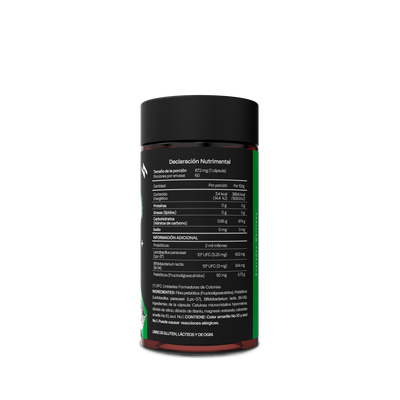 Synbiotic Plus Tecnología Duocaps® | Probióticos y Prebióticos | 2 Mil Millones de UFC | Certificado FST | Liberación Retardada | 60 Cápsulas | 2 Meses