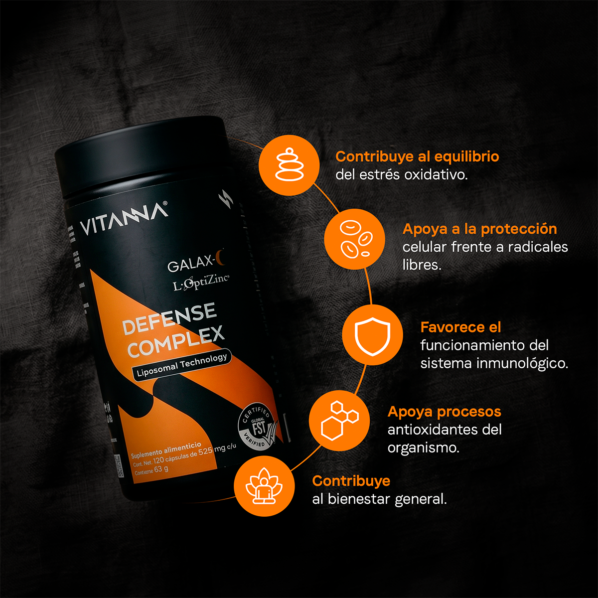 Defense Liposomal Complex | NAC con Vitamina C Liposomal y Glutatión Reducido