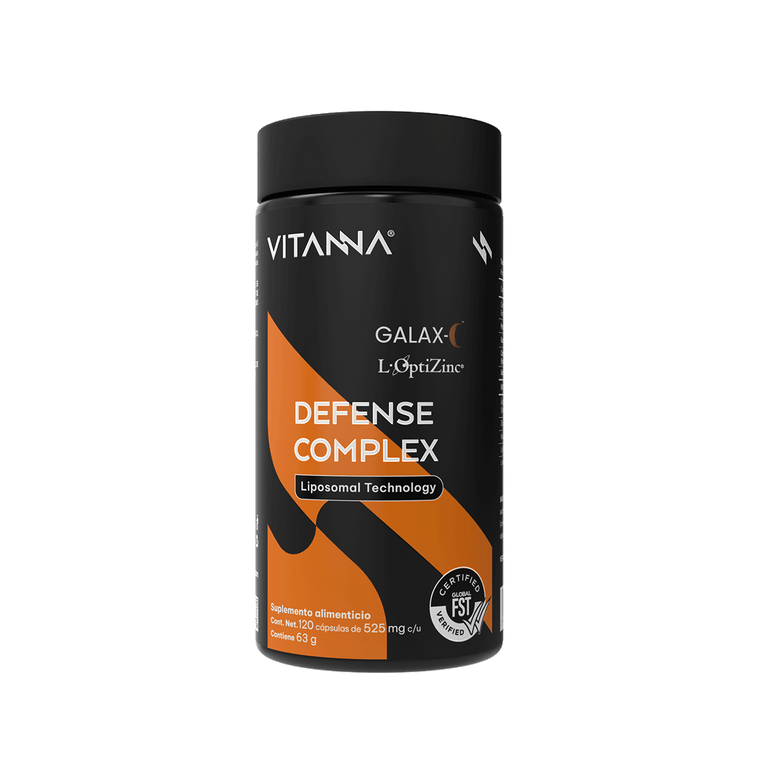 Defense Complex NAC 500mg con Vitamina C Liposomal Galax-C Glutatión Reducido y Zinc OptiZinc Antioxidante 4 en 1 Verificado FST 120 Cápsulas 2 Meses