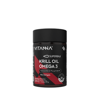 Krill Oil Antártico Superba 2® Premium | Omega-3 con Fosfolípidos y Astaxantina Natural