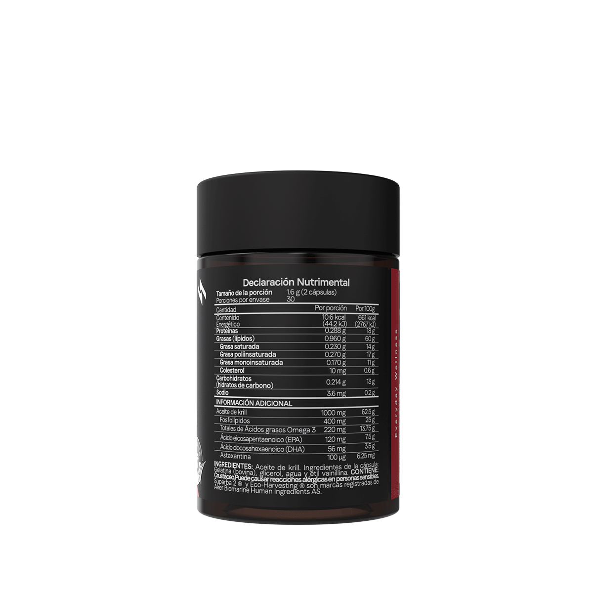 Krill Oil Antártico Superba 2® Premium | Omega-3 con Fosfolípidos y Astaxantina Natural