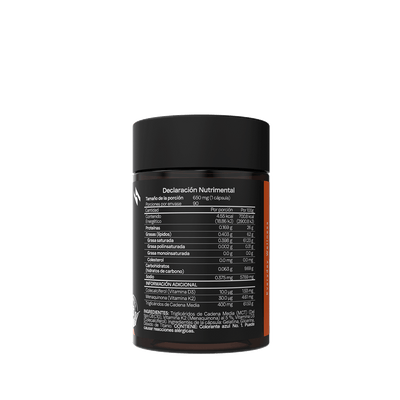 Vitamina D3 más K2 con MCT Oil