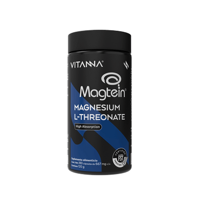 Magnesio L-Treonato Magtein® | Magnesio de Alta Absorción |  Apoyo Cognitivo y Bienestar Mental