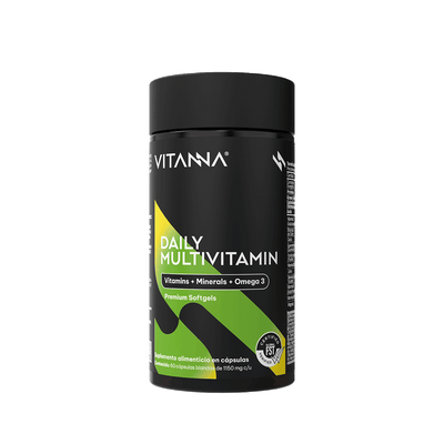 Multivitamínico Premium Con Omega 3 | Vitaminas, Minerales, Quercetina, Adenosina | Para Hombres Y Mujeres